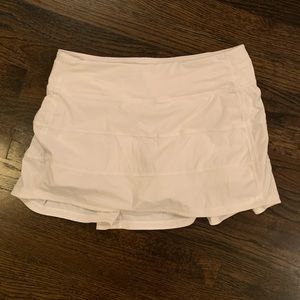 white lululemon skirt